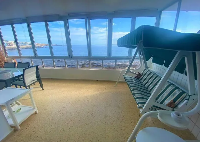 アパート Salinetas, Frente Al Mar Y Playa テルデ